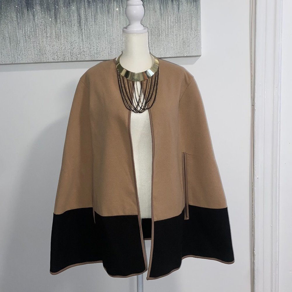 Bcbgeneration Color-Block Cape - image 1